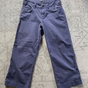 Toad&Co earthworks wide leg cotton cropped pant - Size 8